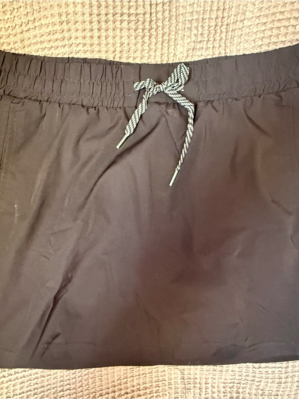 Avalanche Men's Black Athletic Drawstring Shorts